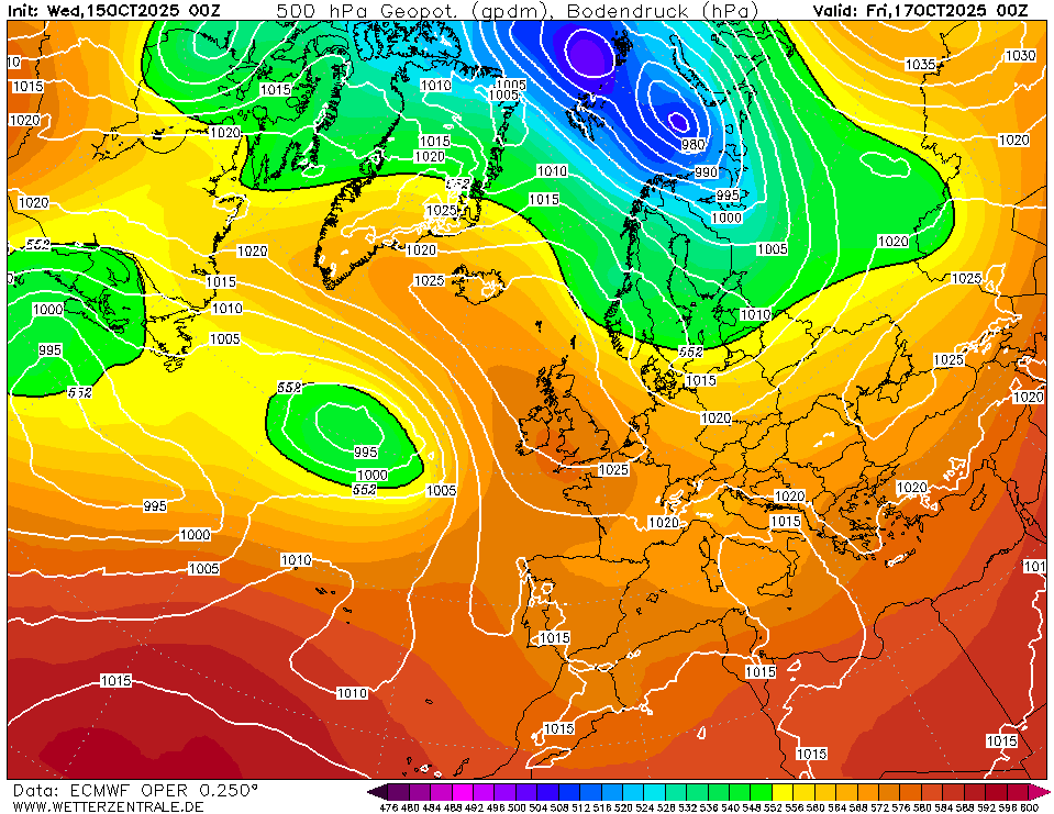 Situazione sinottica in Italia
